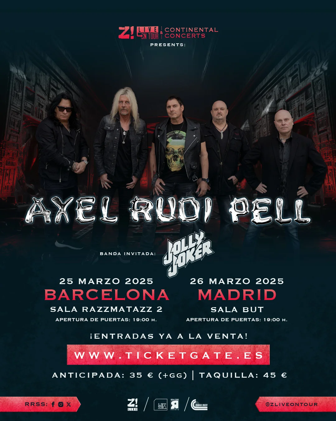Experience 56 Axel Rudi Pell Madrid 2025