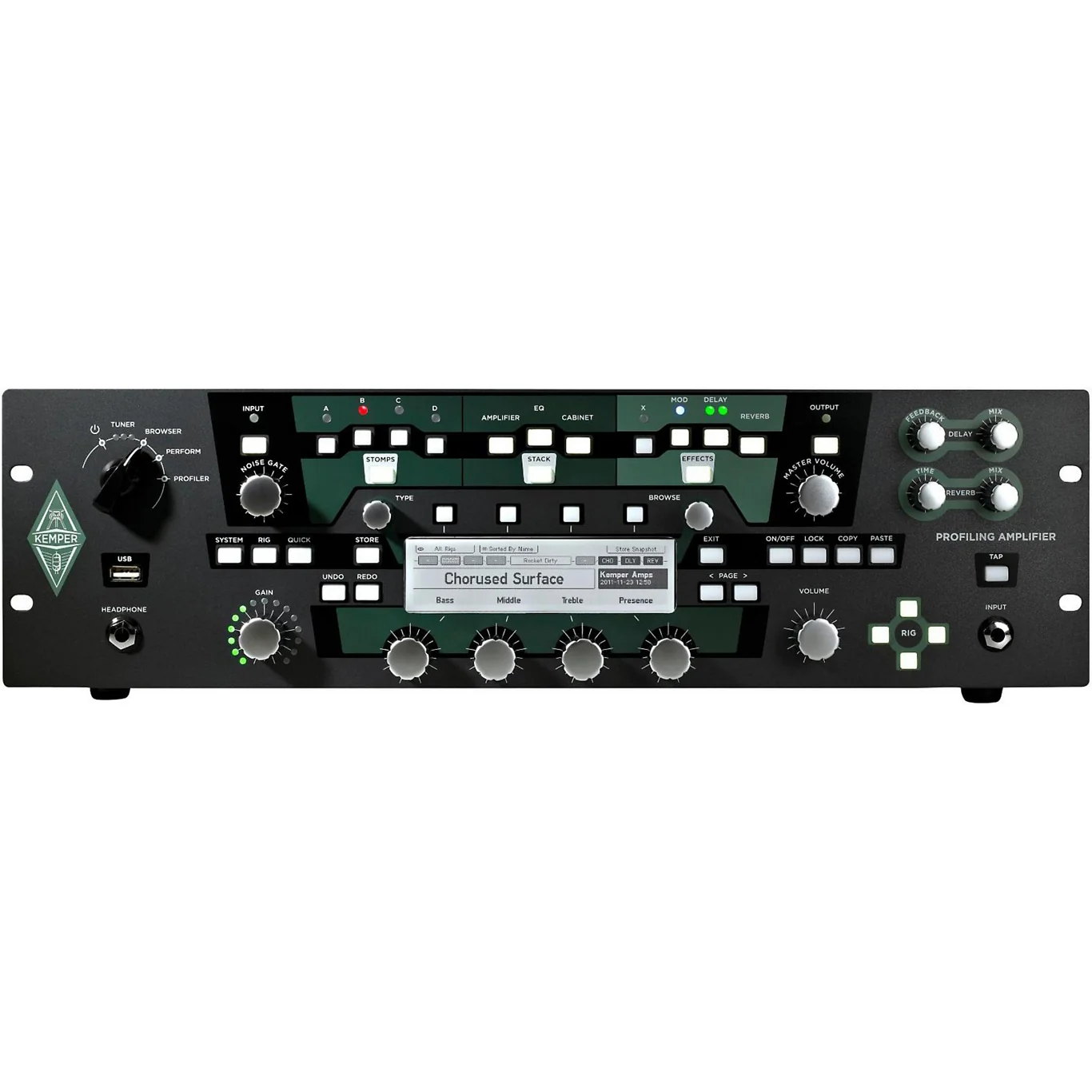 kemper profiler rack powerhead front